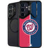 MLB Washington Nationals Split Galaxy S24 FE Kickstand Case
